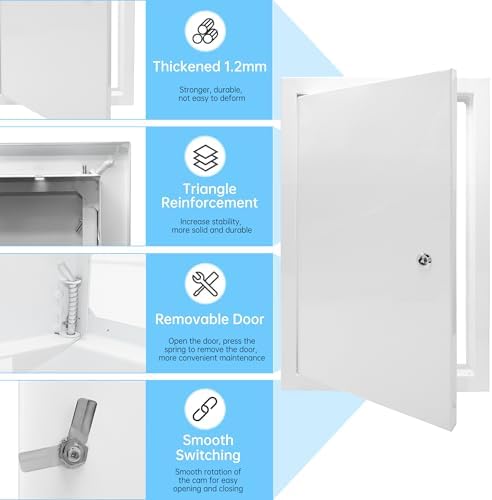 24 x 32 Access Panel for Drywall, Thickened to 1.2 mm - Image 3