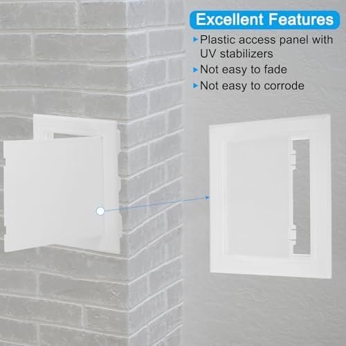 PATIKIL 16x16 inch Removable Hinged Access Panel, ABS Plumbing Access Doors - Image 3