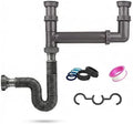 Double Bowl Kitchen Sink Drain Kit – End Outlet Waste by COLDDD