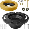 RV Toilet Flange with Wax Ring Repair Kit by soujkooy