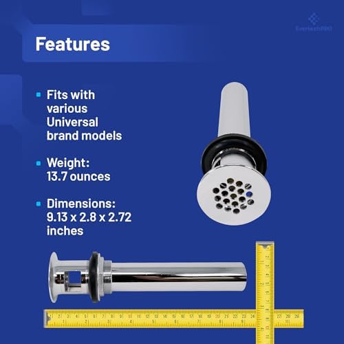 PLB21012 EvertechPRO Bathroom Sink Drain Kit - Image 4