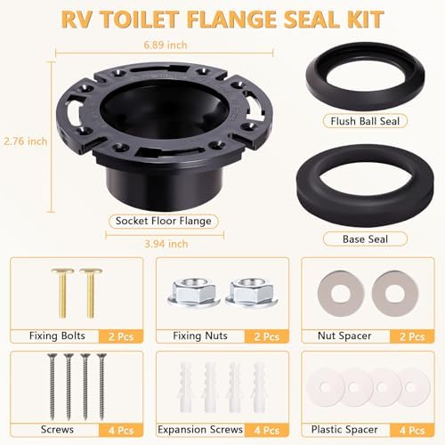 3-in-1 RV Toilet Flange & Seal Kit - Image 4