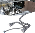 Garosa Double Sink Hose Drain Kit Quick Draining Expandable P Trap Kit Flexible by Garosa