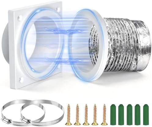 Magnetic Dryer Vent Coupling, Airtight Seal Quick Connect Kit by Ajonrkwm