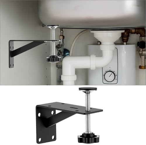 QWORK Undermount Sink Bracket, 4 Pack Sink Support Repair Kit - Image 2