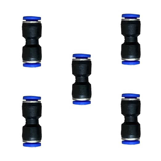 zjxed 7mm OD x 7mm OD Pneumatic quick Connector Push to Connect fittings by ROZESAZZ