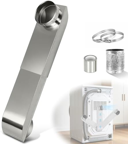 Periscope Dryer Vent Kit, 304 Stainless Steel, Adjustable 12-19" by Unknown
