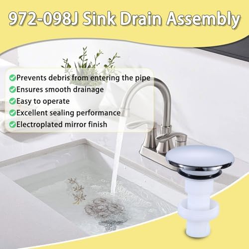 Bathroom Sink Pop Up Drain Stopper - Image 6