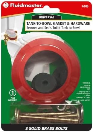Fluidmaster 6106 2 in. Tank to Bowl Gasket, 3 Bolts and Hardware - Image 4