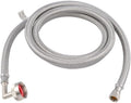 Eastman 6 foot Dishwasher Supply Line, 3/8 Inch Compression x 3/4 Inch FHT Elbow by Eastman