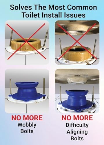 One N Done Toilet Flange Repair Kit – Complete Toilet Wax Ring Replacement Kit - Image 6