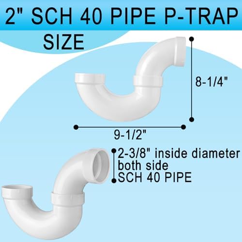 Asterbacks 2 inch PVC P-Trap - Image 4