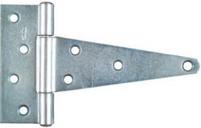 National Hardware Extra Heavy Duty T-Hinge, 6 in, Zinc Plated | Offset Screw by NationalHardware