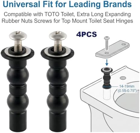 Universal Toilet Seat Bolts Replacement - Image 7