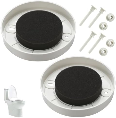 Youyole 2 Pcs Flange Cover Kit White Toilet Flange Repair Kit Includes Nylon by Ajaredlulu