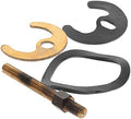 1 Set Kitchen Faucet Fixing Kit Mounting Bracket, Copper Horseshoe Plate Rubber by Veemoon