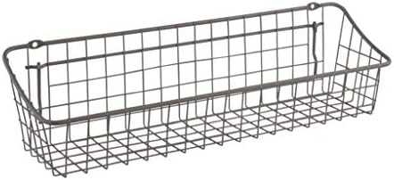 Spectrum Pegboard & Wall Mount Basket, Industrial Gray by Unknown