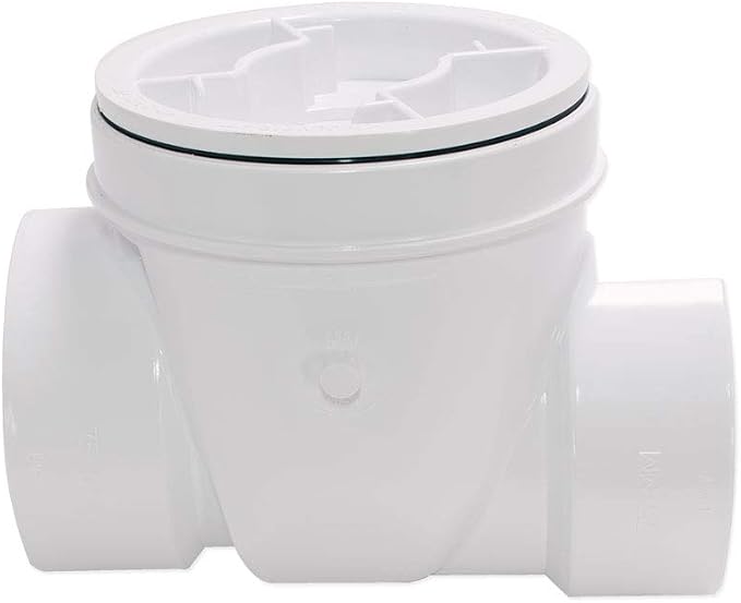Canplas 223283W Backwater Valve, 3 in Connection by Canplas