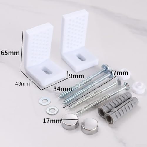 FABULETTA Toilet Anchor Bolts Set, Bidet Mounting Kit - Image 2