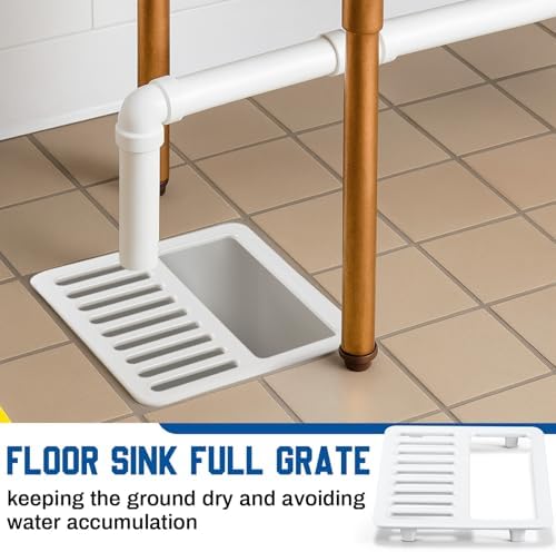 1 Pcs Cast Iron Porcelain Grate Floor Drain Cover 9-1/4 W x 9-1/4 L x 1-1/4h - Image 4
