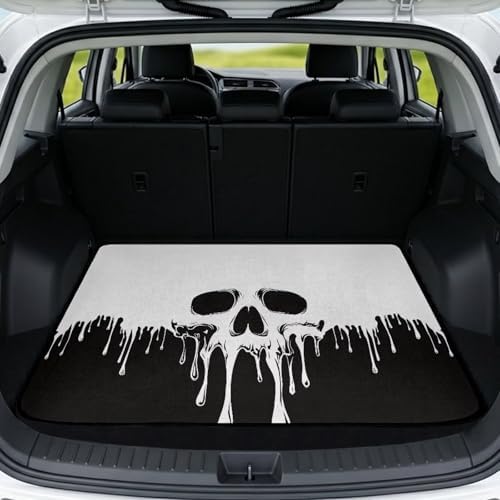 Ghost Print Trunk Mat for Car Snow Gear Trunk Mat Universal Waterproof Cargo by Darisoco