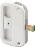 Prime-Line A 260 1-7/16 In. White Plastic Sliding Screen Door Latch and Pull by Prime-Line
