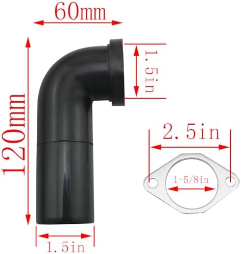 CHENJIN 1 Set Garbage Disposal Drain Pipe Replacement Kit - Image 2