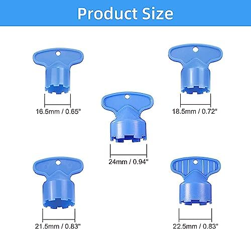 Hibbent 20 Pieces Faucet Aerator Key, Aerator Wrench Faucet Aerator Key - Image 4