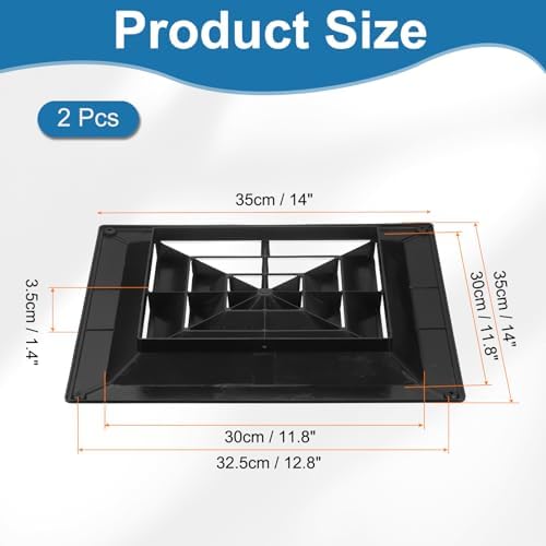 PATIKIL 14 x 14 Inch Square Vent Cover - Image 2