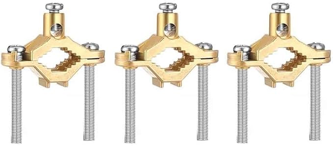Copper Alloy Ground Clamp Set for Bonding to Water Pipe & Steel Conduit by Unknown