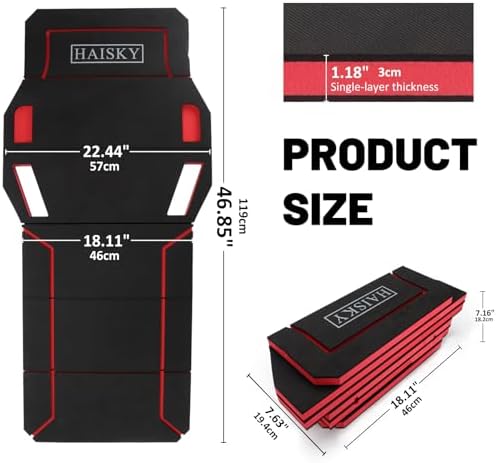 Foldable Mechanic Kneeling Pad, 22.44" Wide EVA Foam Mat, 1 Pack - Image 2