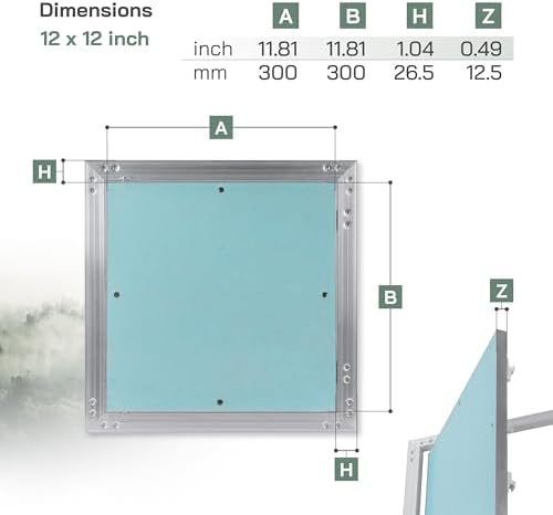 Vent Systems 12" x 12" Inch Access Panel - Image 2