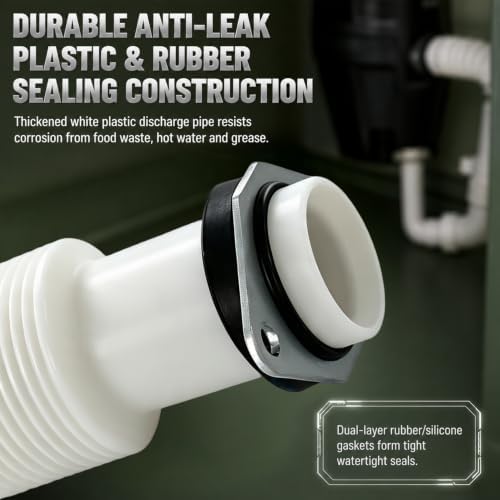 Flexible Garbage Disposal Drain Tube Replacement Kit - Image 6
