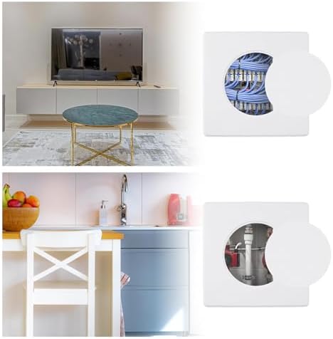 Self Adhesive Access Panel for Drywall 4in Wall Mounted Hole Cover Inspection - Image 7
