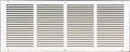 24 x 8 White Steel Return Air Grille HVAC Vent Cover Grill by Elite+Tool+Center