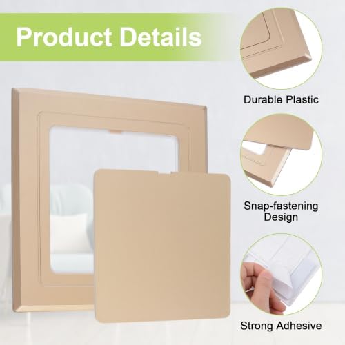 Self Adhesive Access Panels, 1 Pack Wall Mounted Hole Cover Inspection Door - Image 4