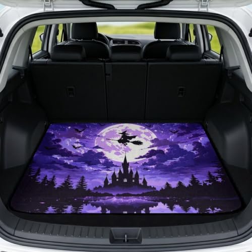 Purple Witch Castle Trunk Mat Universal Waterproof Cargo Liner Heavy Duty by Unknown