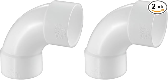 2 Pack PVC Pipe Fitting 2 Inch by LESSO