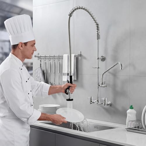 CENOSA 43" Commercial Sink Faucet Wall Mount - Image 2