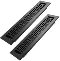 Howeall 2x12 Inches 2 Pack Heavy Duty Walkable Floor Register Easy Adjust Air by Howeall