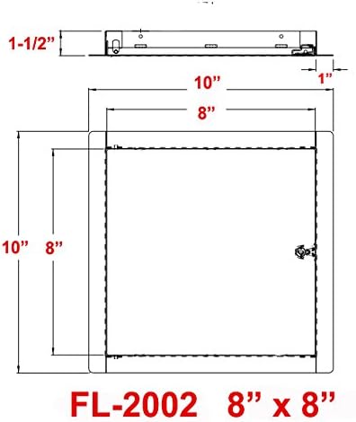 Premier Flush Access Panel, 2002 Series, Keyed Latch - Image 3