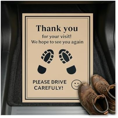 50PCS 16 x 20 Car Paper Floor Mat, Disposable Kraft Paper Vehicle Floor Foot by Guilcam