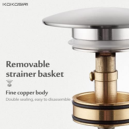 KOKOSIRI Pop Up Sink Drain - Image 4