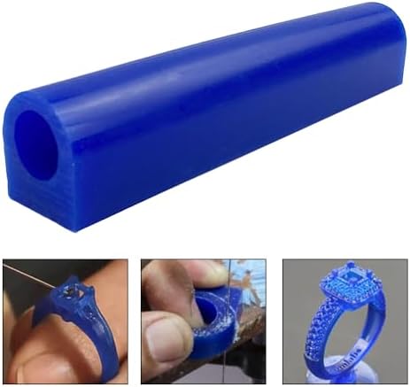 NIUPIKA Carving Wax Ring Tube for Making Rings Mold Hard Wax Blank Large Flat - Image 2