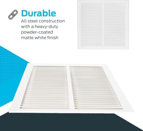 EZ-FLO 16 x 16 Inch Return Air Vent Cover - Image 6