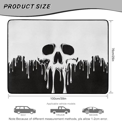 Ghost Print Trunk Mat for Car Snow Gear Trunk Mat Universal Waterproof Cargo - Image 7