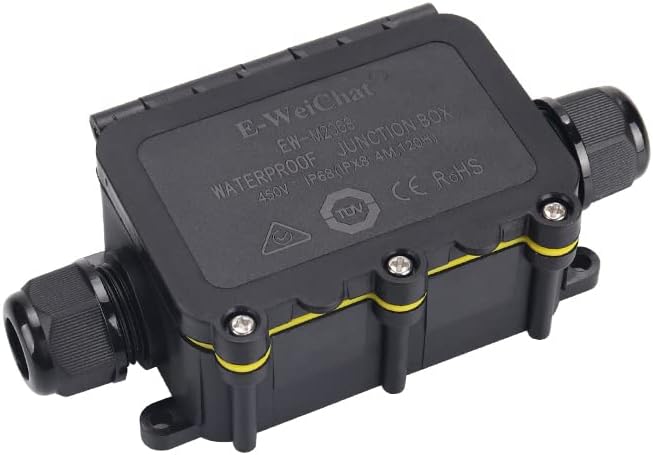 Junction Box Outdoor Waterproof IP68, 2Way M20, Electrical Boxes Extension Cord - Image 2