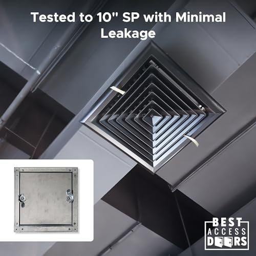 Best 24" x 24" Self-Stick Duct Access Door – 1" Fiberglass Insulated Steel HVAC - Image 6