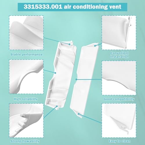 3315333.001 RV Air Conditioning SVC Louver Vent Cover Assembly - Image 3
