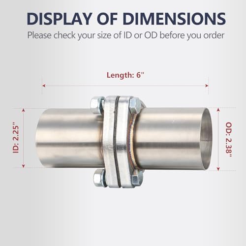 LCGP Exhaust Flange Repair Piping Kit 2.25" ID - Image 2